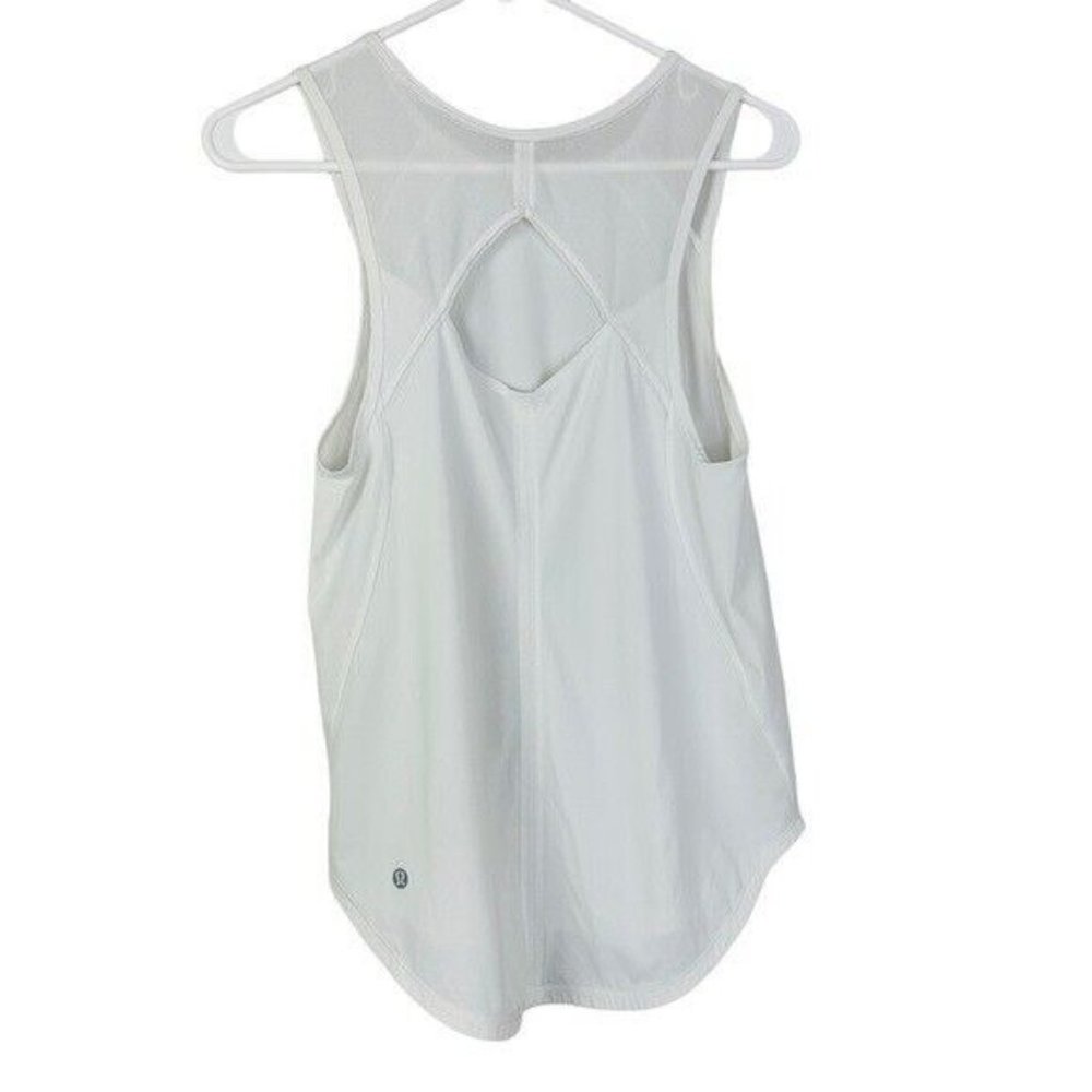 Lululemon Sculpt Tank White (First Release) Size 4 - Picture 5 of 8
